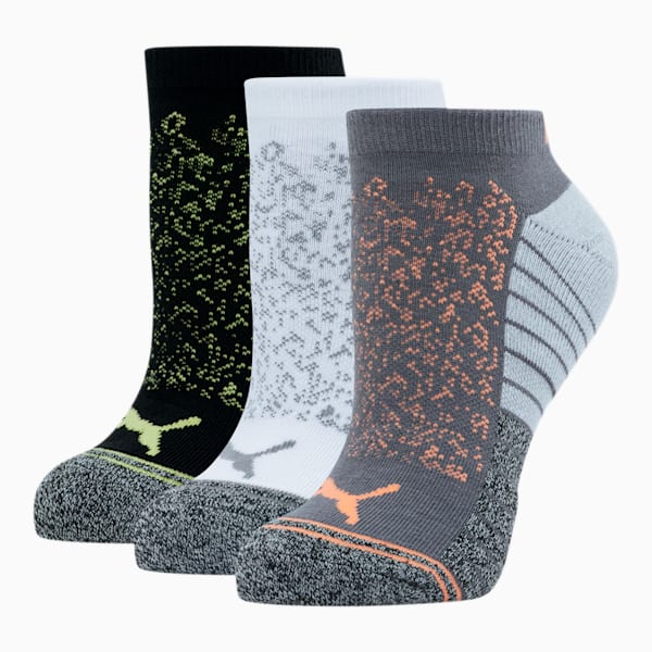 Women's Low Cut Socks [3 Pack], GREY / MULTI, extralarge